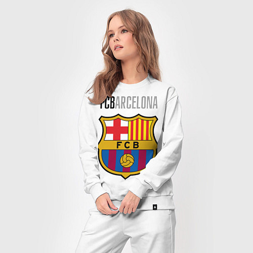 Женский костюм Barcelona FC / Белый – фото 3