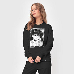 Костюм хлопковый женский Аска ева 02, цвет: черный — фото 2