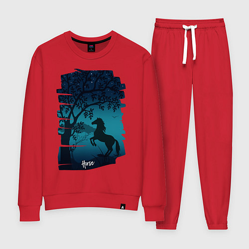 Женский костюм Конь / Красный – фото 1