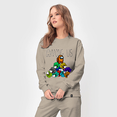 Женский костюм Among Us Z / Миндальный – фото 3