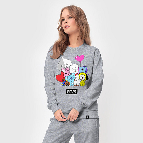 Женский костюм BT21 / Меланж – фото 3