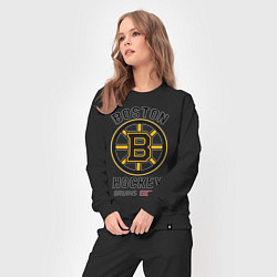 Костюм хлопковый женский BOSTON BRUINS NHL, цвет: черный — фото 2