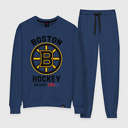 Костюм хлопковый женский BOSTON BRUINS NHL, цвет: тёмно-синий