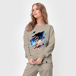 Костюм хлопковый женский Dragon Ball, цвет: миндальный — фото 2