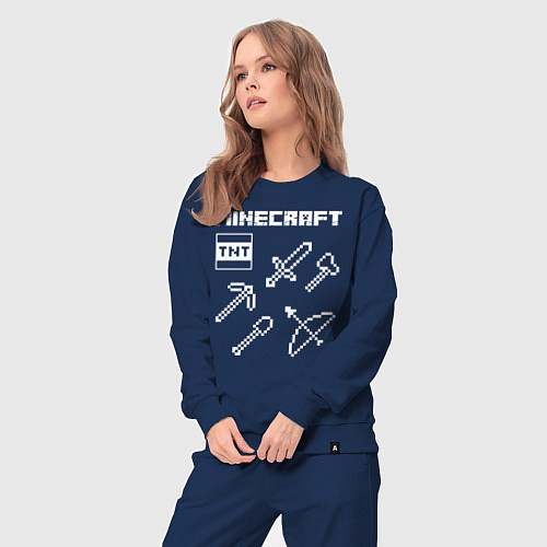 Женский костюм Minecraft / Тёмно-синий – фото 3