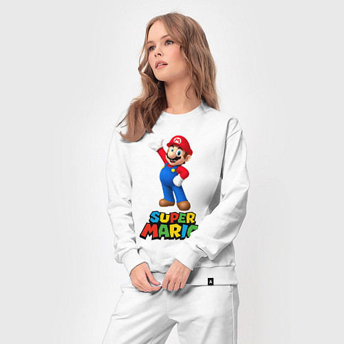 Женский костюм Super Mario / Белый – фото 3