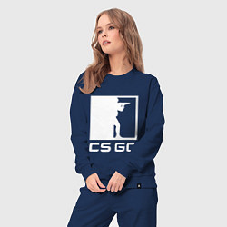 Костюм хлопковый женский CS GO, цвет: тёмно-синий — фото 2