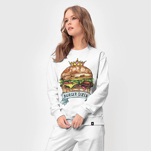 Женский костюм Burger queen / Белый – фото 3