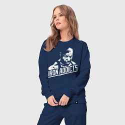 Костюм хлопковый женский Сити Флетчер Железозависимые, цвет: тёмно-синий — фото 2