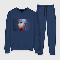 Костюм хлопковый женский Ariana Grande, цвет: тёмно-синий