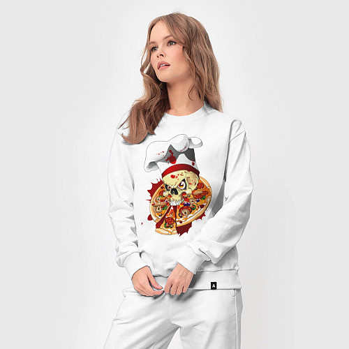 Женский костюм Skull cook / Белый – фото 3
