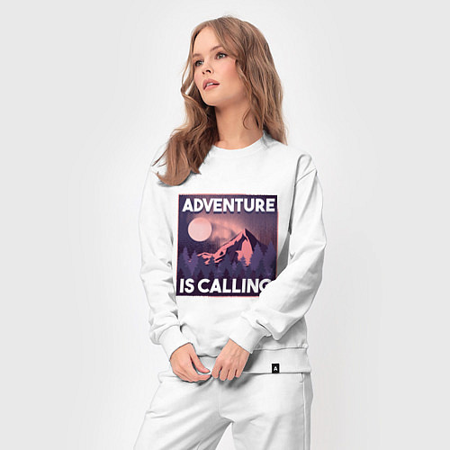 Женский костюм Adventure is calling / Белый – фото 3