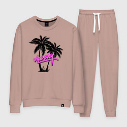 Костюм хлопковый женский GTA Vice City, цвет: пыльно-розовый