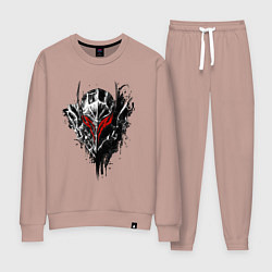 Костюм хлопковый женский BERSERK, цвет: пыльно-розовый