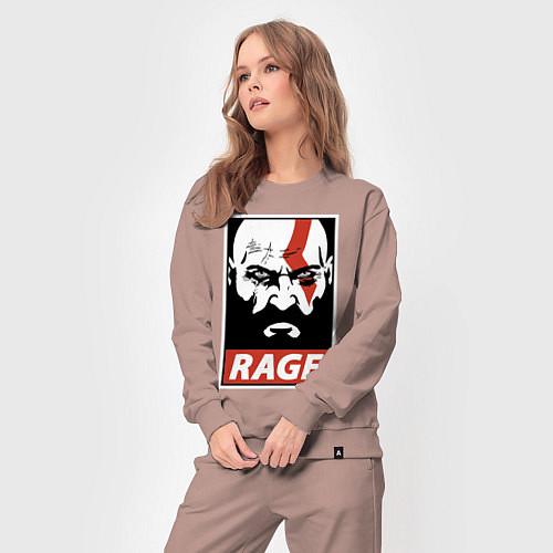 Женский костюм RAGE GOW / Пыльно-розовый – фото 3