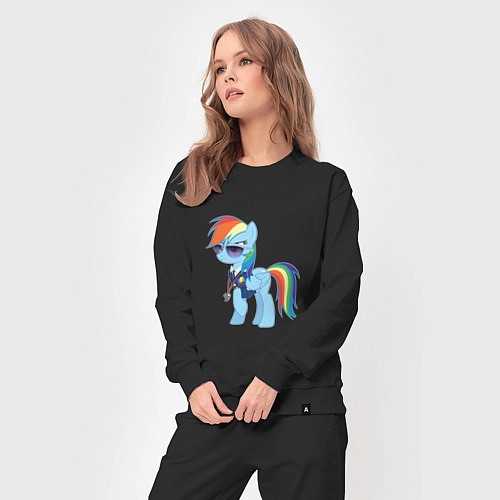 Женский костюм Pony - Rainbow Dash / Черный – фото 3