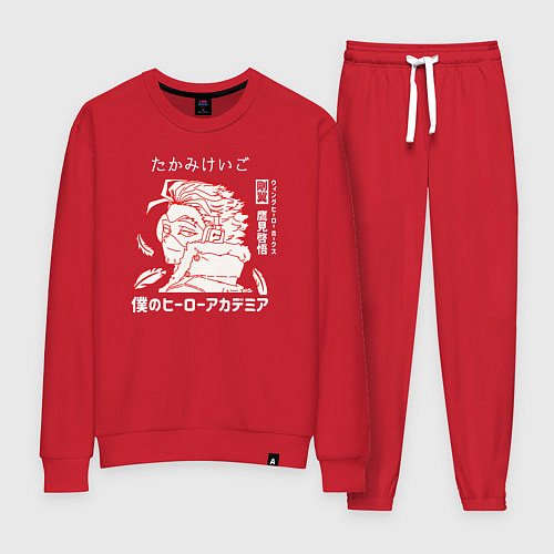 Женский костюм Моя геройская академия Ястреб / Красный – фото 1