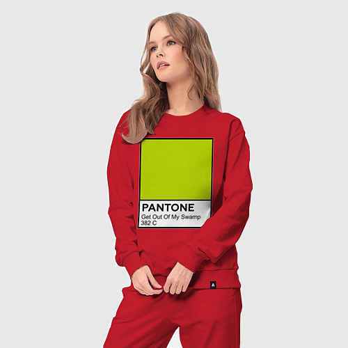 Женский костюм Shrek: Pantone Color / Красный – фото 3