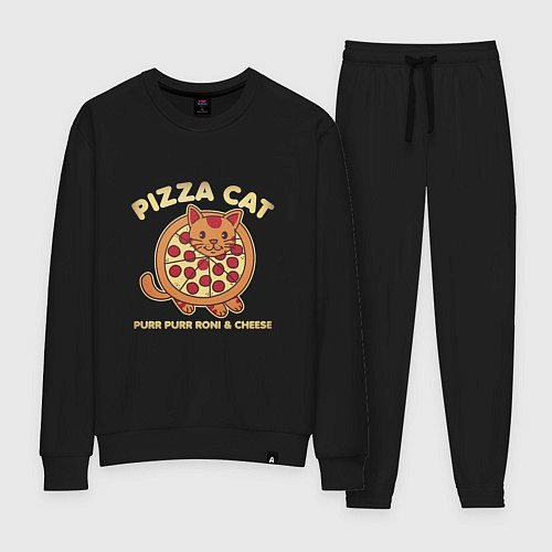 Женский костюм Pizza Cat / Черный – фото 1