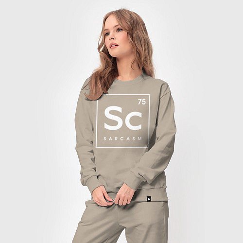 Женский костюм Sc SARCASM / Миндальный – фото 3