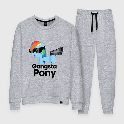 Женский костюм Gangsta pony / Меланж – фото 1
