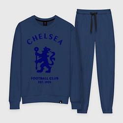 Костюм хлопковый женский Chelsea Est. 1905, цвет: тёмно-синий