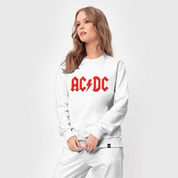 Костюм хлопковый женский ACDC, цвет: белый — фото 2