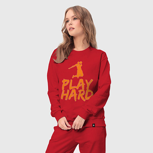 Женский костюм Play Hard / Красный – фото 3