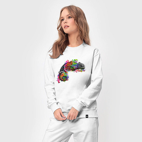 Женский костюм Хамелеон большой / Белый – фото 3