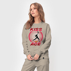 Костюм хлопковый женский Kiss Ace, цвет: миндальный — фото 2