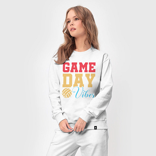 Женский костюм Game Day Vibes / Белый – фото 3