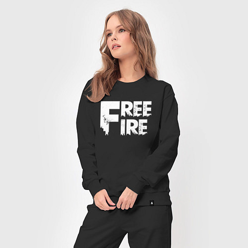 Женский костюм FREEFIRE FF WHITE LOGO Z / Черный – фото 3