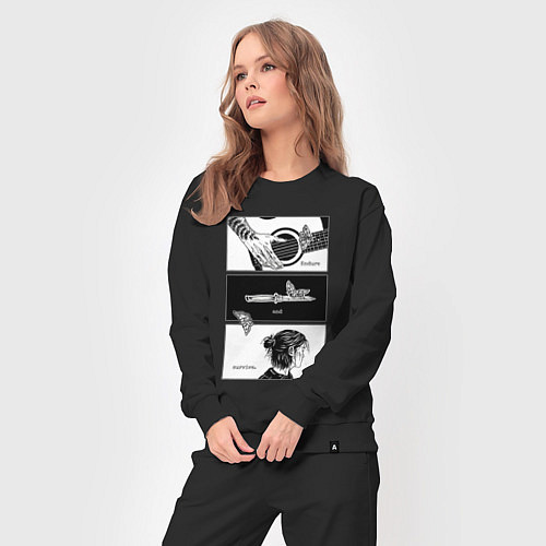 Женский костюм Endure and survive / Черный – фото 3