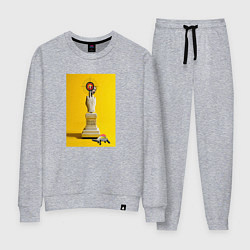 Костюм хлопковый женский Дали Pop art, цвет: меланж