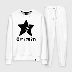 Костюм хлопковый женский Crimin бренд One Piece, цвет: белый