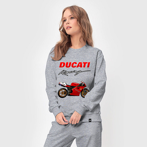 Женский костюм DUCATI ДУКАТИ MOTOSPORT / Меланж – фото 3