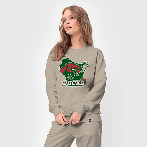 Женский костюм Milwaukee Bucks / Миндальный – фото 3