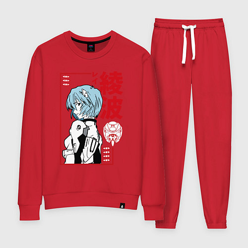 Женский костюм Рей Аянами EVA-00 / Красный – фото 1