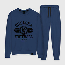 Костюм хлопковый женский Chelsea Football Club, цвет: тёмно-синий