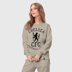 Костюм хлопковый женский Chelsea CFC, цвет: миндальный — фото 2