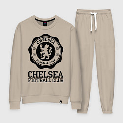 Костюм хлопковый женский Chelsea FC: Emblem, цвет: миндальный