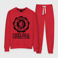 Костюм хлопковый женский Chelsea FC: Emblem, цвет: красный