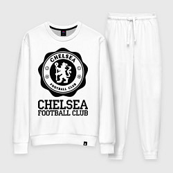 Костюм хлопковый женский Chelsea FC: Emblem, цвет: белый