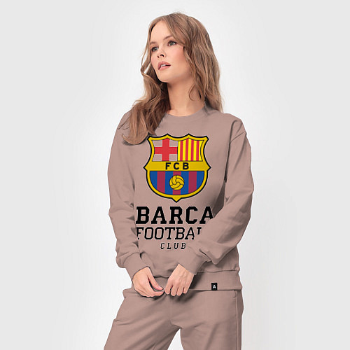 Женский костюм Barcelona Football Club / Пыльно-розовый – фото 3