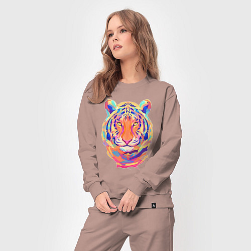 Женский костюм Color Tiger / Пыльно-розовый – фото 3