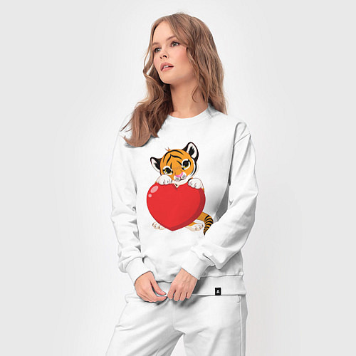 Женский костюм Tiger Love / Белый – фото 3