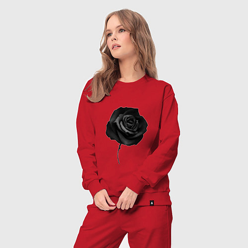 Женский костюм Чёрная роза Black rose / Красный – фото 3