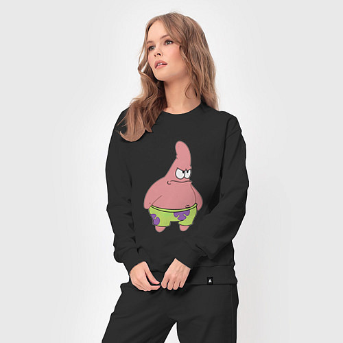 Женский костюм Evil patrick, злой патрик / Черный – фото 3