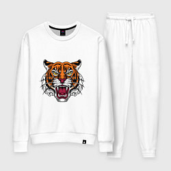 Костюм хлопковый женский Style - Tiger, цвет: белый
