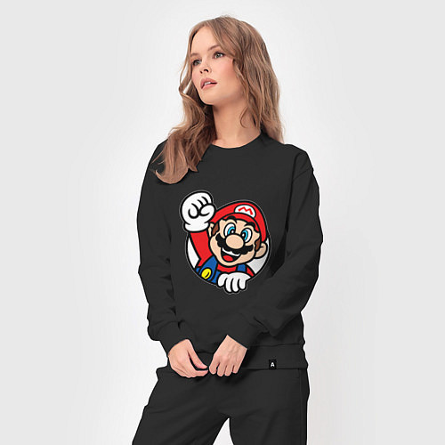 Женский костюм MarioFace / Черный – фото 3